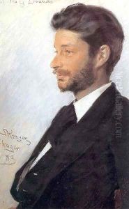 Georg Brandes by Peder Severin Kroyer