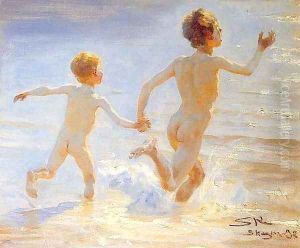 Playa de Skagen 1 by Peder Severin Kroyer