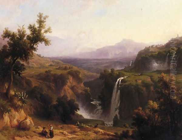 Extensive View of the Cascades and Tivoly - view 1