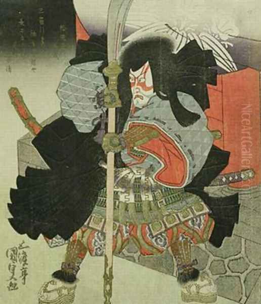 The Actor Ichikawa Danjuro VII as a Samurai Warrior - view 1