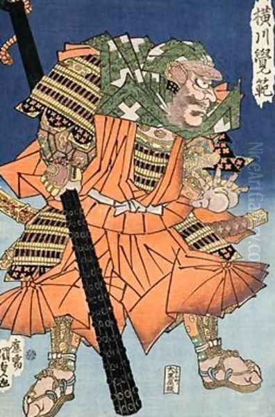 The warrior monk Yokogawa Kakuhan - view 1