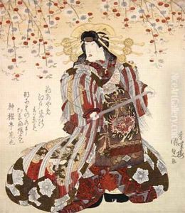 Iwai Kumesaburo II as Agemaki in Sukeroku yukari no Edo zakura