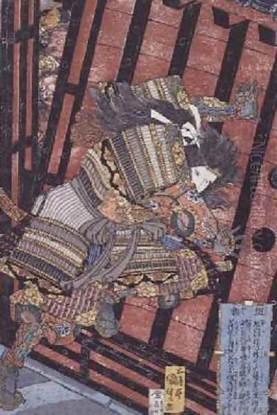 Hangaku defending the gate - view 1