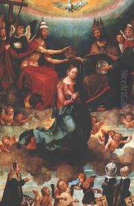 Coronation of the Virgin Mary by Hans Suss von Kulmbach