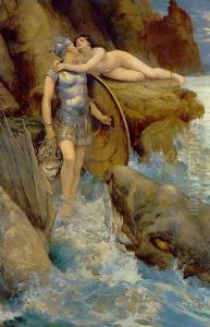 Perseus and Andromeda by Charles Napier Kennedy