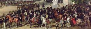 A Parade in the Operaplatz Berlin