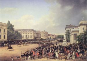 A Parade in the Operaplatz Berlin 2