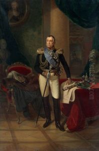 Portrait of Prince Pyotr Volkonsky by Franz Kruger