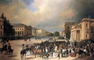 Parade at the Opernplatz by Franz Kruger