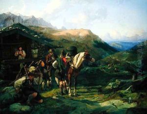 Departure from the Alpine Pasture by Hermann Kauffmann