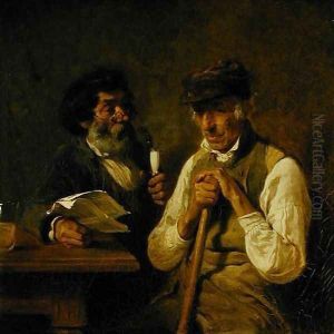 Workers Talking Politics by Hermann Kauffmann
