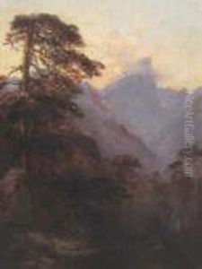 Alpine Scene by Edward Theodore Compton