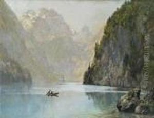 Konigssee Mit Blick Auf Den Watzmann by Edward Theodore Compton
