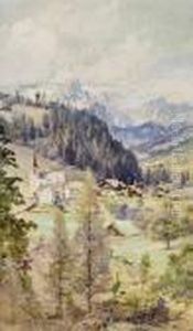 Filzmoos Mit Bischofsmutze by Edward Theodore Compton