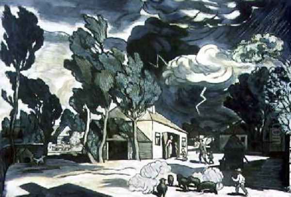 Landscape with Storm - view 1