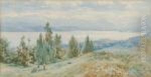 View From Comptons House Feldafing by Edward Theodore Compton