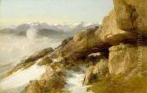 Blick Auf Die Berneralpen by Edward Theodore Compton