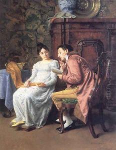 Interesting Reading 1891 by Gyula Kardos