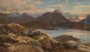 Veduta Del Fiordo Austnesfjord Sulle Isole Lofoten by Edward Theodore Compton