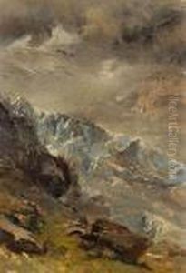 Gletscher-studie by Edward Theodore Compton