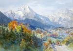 Valle Nelle Alpi by Edward Theodore Compton