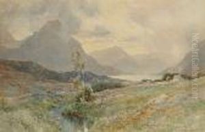 Llyn Ogwen And Tryfan, Wales by Edward Theodore Compton