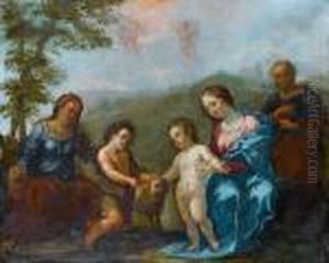 The Holy Family With The Infant Saint John The Baptist And Saint Anna