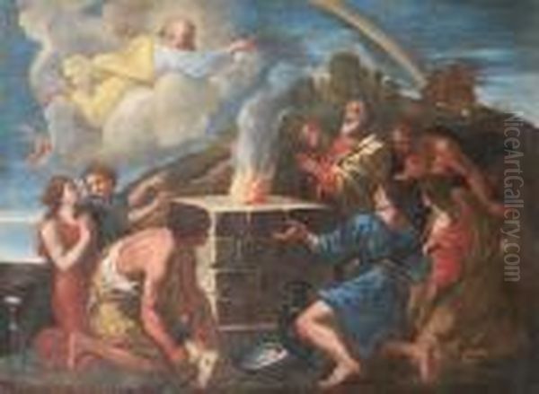 The Sacrifice Of Noah - view 1