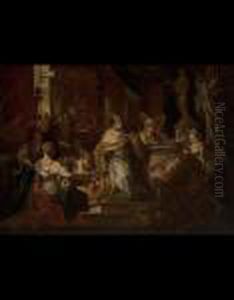 Salomone Incensa Gli Idoli by Sebastiano Conca