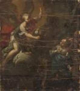 The Angel Of The Annunciation by Sebastiano Conca