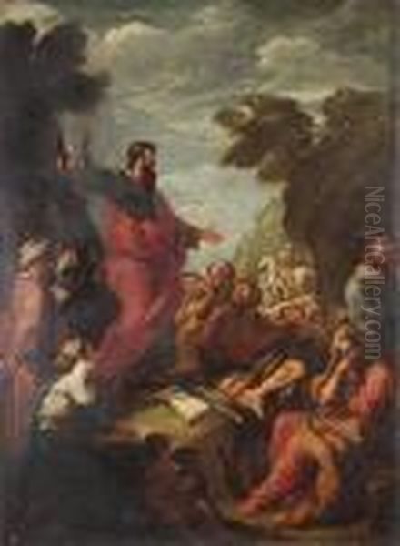Saint John Preaching To The Multitude - view 1