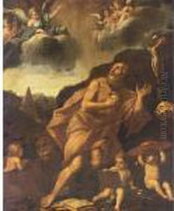 St. Jerome In The Desert by Sebastiano Conca