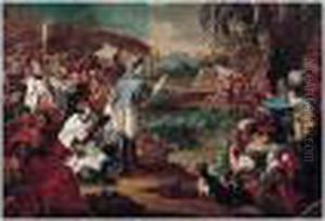 The Miracle Of San Toribio Da Lima by Sebastiano Conca