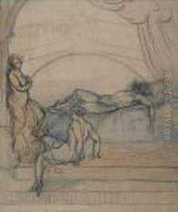 Bacchanalian Scene by Charles Edward Conder