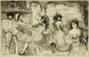 Fantaisie Espagnole by Charles Edward Conder
