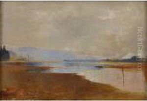 River Landscape by Charles Edward Conder