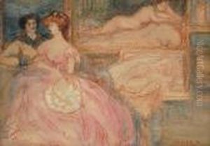 The Flirtation by Charles Edward Conder