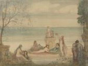 The Bacchalanian Offering by Charles Edward Conder