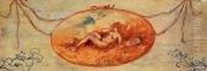 Nude In A Landscape by Charles Edward Conder