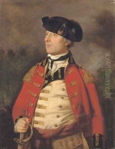 Portrait of an officer by Tilly Kettle