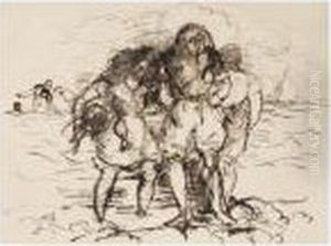Figures On The Sea Shore