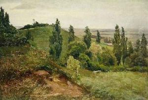 The West Slope of the Doernberg near Kassel by Louis Kolitz