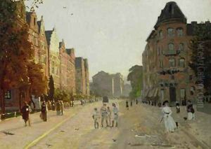 The Kings Gate in Kassel by Louis Kolitz