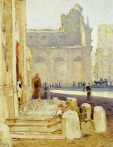 Two Churches in Rome by Louis Kolitz