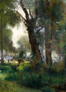 The Edge of the Karlsaue Kassel by Louis Kolitz