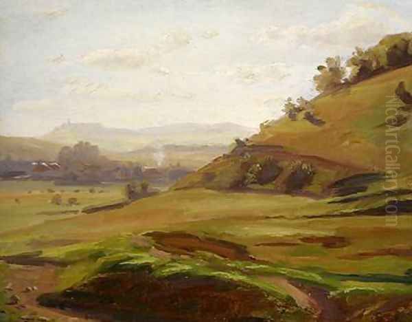 View from the Slope of the Doernberg towards Burghasungen - view 1