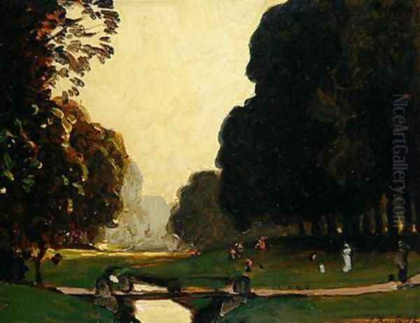 The Little Fulda in the Karlsaue Park Kassel - view 1