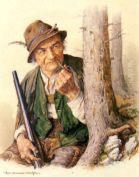 Hunters and a Mountaineer - view 1