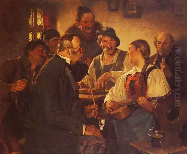 The Zither Player - view 1
