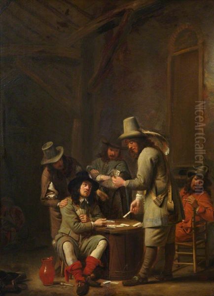 Soldiers at Cards - view 1